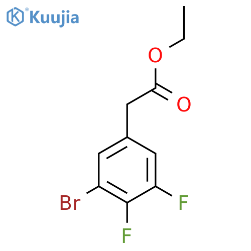 Ethyl 3-bromo-4,5-difluorophenylacetate structure