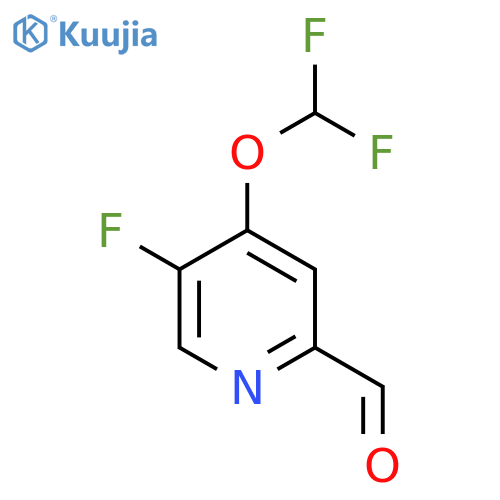 4-Difluoromethoxy-5-fluoro-2-formylpyridine structure