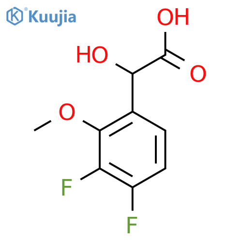 3,4-Difluoro-2-methoxymandelic acid structure