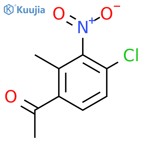4'-Chloro-2'-methyl-3'-nitroacetophenone structure