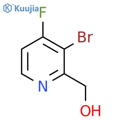 (3-Bromo-4-fluoropyridin-2-yl)methanol structure