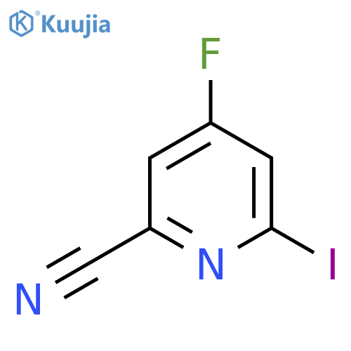 4-Fluoro-6-iodopicolinonitrile structure