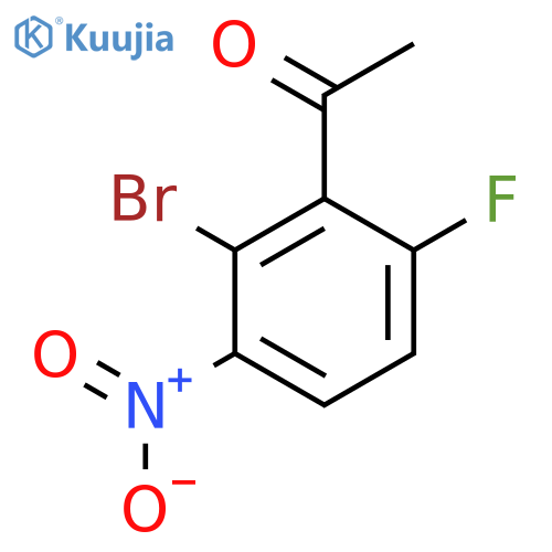 1-(2-Bromo-6-fluoro-3-nitrophenyl)ethanone structure