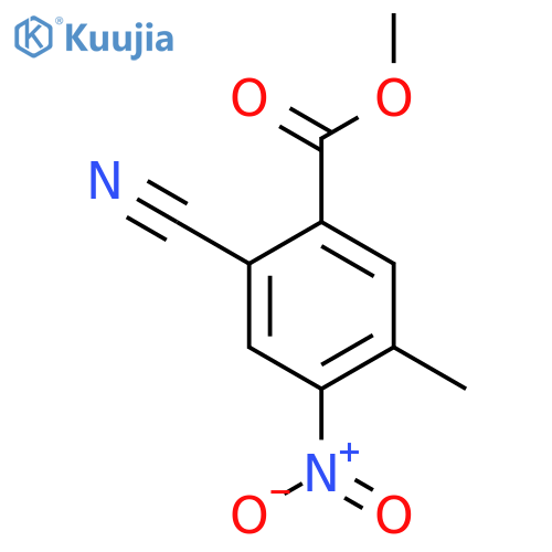 Methyl 2-cyano-5-methyl-4-nitrobenzoate structure