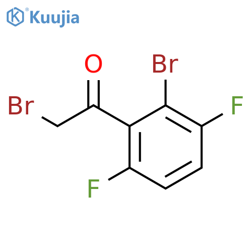 2'-Bromo-3',6'-difluorophenacyl bromide structure