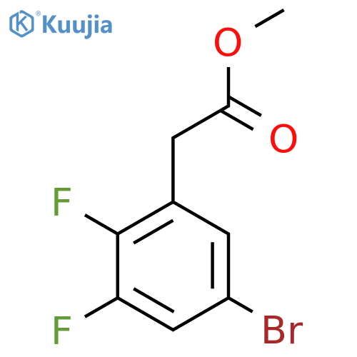 Methyl 5-bromo-2,3-difluorophenylacetate structure