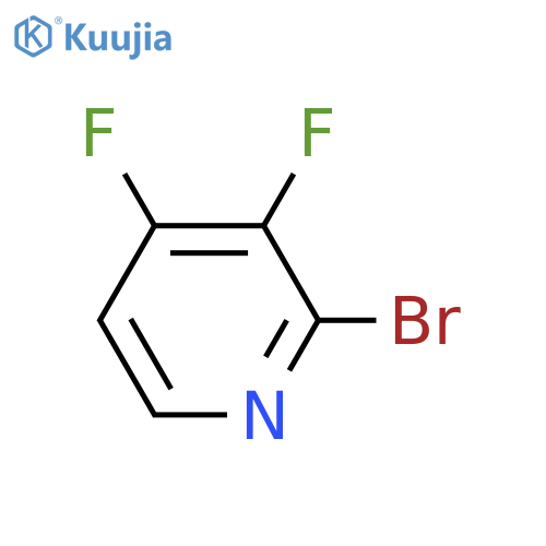 2-bromo-3,4-difluoropyridine structure