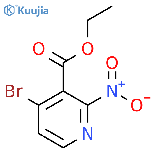 Ethyl 4-bromo-2-nitronicotinate structure