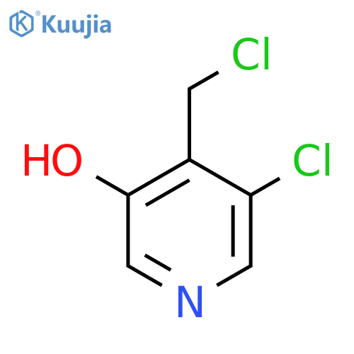 3-Chloro-4-chloromethyl-5-hydroxypyridine structure