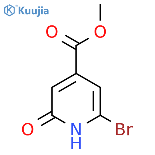 Methyl 2-bromo-6-hydroxyisonicotinate structure