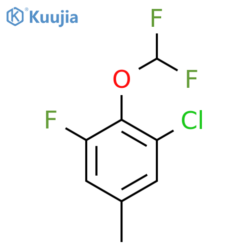 3-Chloro-4-difluoromethoxy-5-fluorotoluene structure