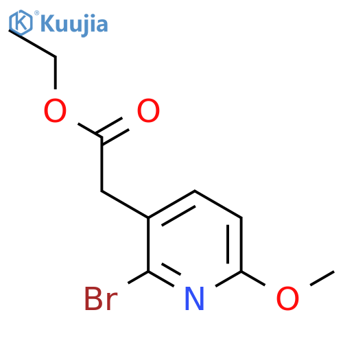 Ethyl 2-bromo-6-methoxypyridine-3-acetate structure