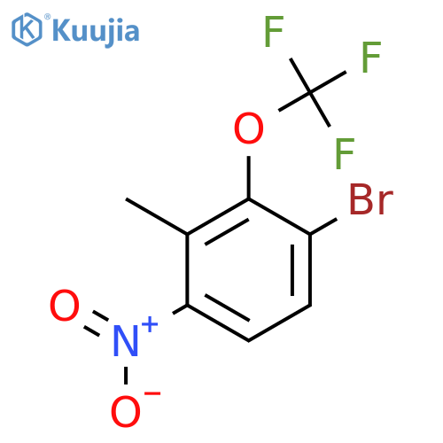 3-Bromo-6-nitro-2-(trifluoromethoxy)toluene structure