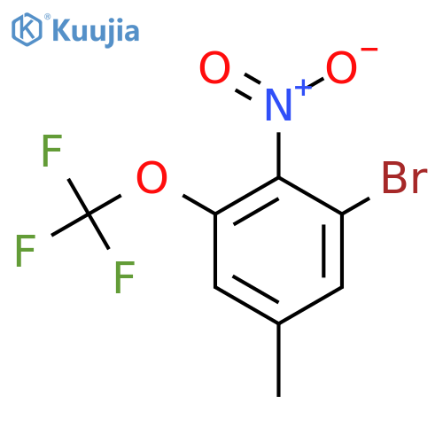 5-Bromo-4-nitro-3-(trifluoromethoxy)toluene structure