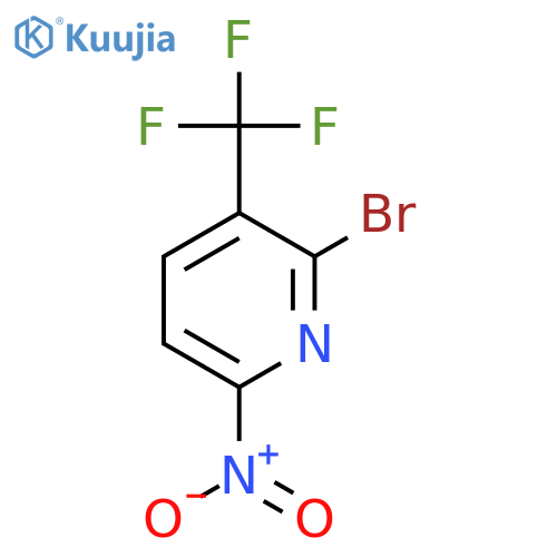 2-Bromo-6-nitro-3-(trifluoromethyl)pyridine structure