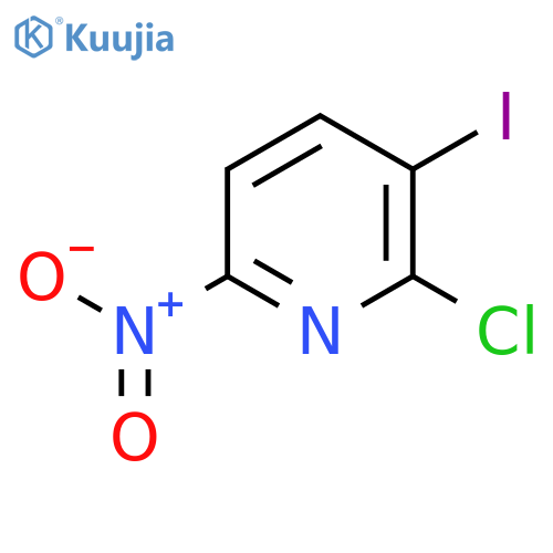 2-Chloro-3-iodo-6-nitropyridine structure