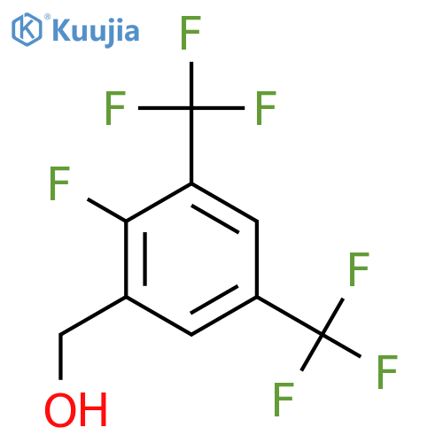 3,5-Bis(trifluoromethyl)-2-fluorobenzyl alcohol structure