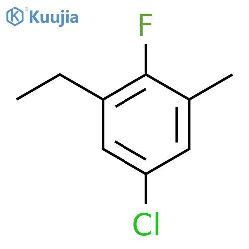5-Chloro-3-ethyl-2-fluorotoluene structure
