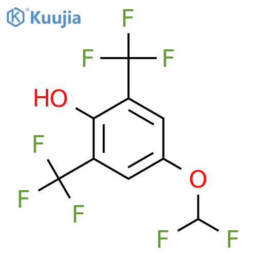 2,6-Bis(trifluoromethyl)-4-(difluoromethoxy)phenol structure