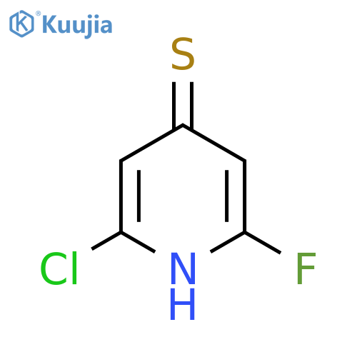 2-Chloro-6-fluoro-4-mercaptopyridine structure