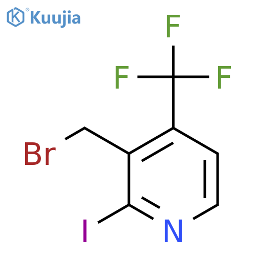 3-Bromomethyl-2-iodo-4-(trifluoromethyl)pyridine structure