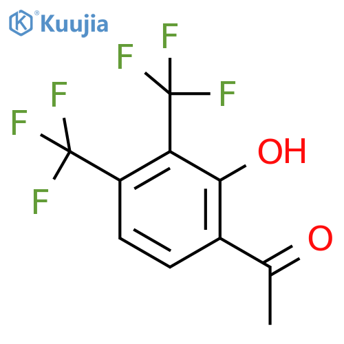 3',4'-Bis(trifluoromethyl)-2'-hydroxyacetophenone structure