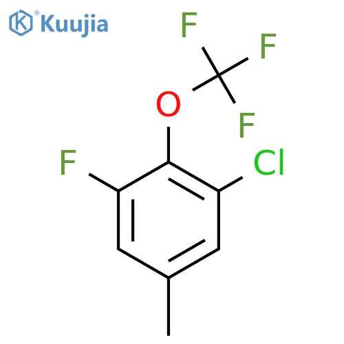 3-Chloro-5-fluoro-4-(trifluoromethoxy)toluene structure