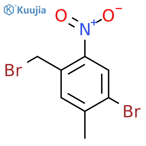 4-Bromo-5-methyl-2-nitrobenzyl bromide structure
