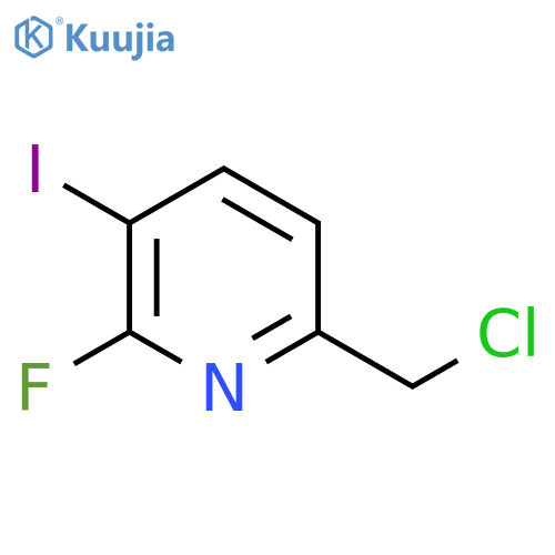 6-Chloromethyl-2-fluoro-3-iodopyridine structure