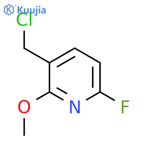 3-Chloromethyl-6-fluoro-2-methoxypyridine structure