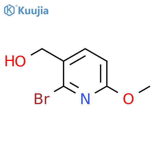 (2-Bromo-6-methoxypyridin-3-yl)methanol structure