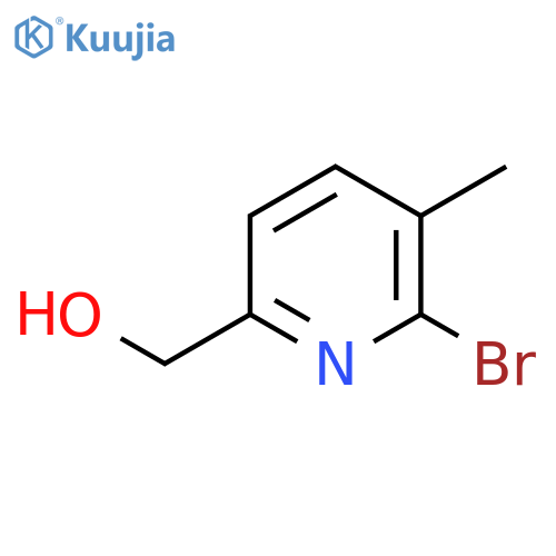 (6-Bromo-5-methylpyridin-2-yl)methanol structure
