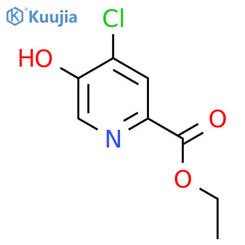 Ethyl 4-chloro-5-hydroxypicolinate structure