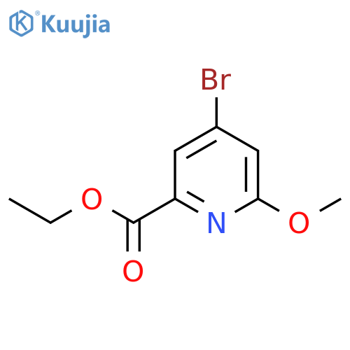 Ethyl 4-bromo-6-methoxypicolinate structure