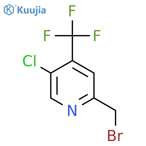 2-(Bromomethyl)-5-chloro-4-(trifluoromethyl)pyridine structure