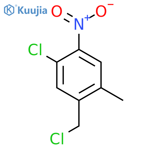 5-Chloro-2-methyl-4-nitrobenzyl chloride structure