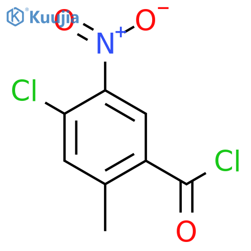 4-Chloro-2-methyl-5-nitrobenzoyl chloride structure