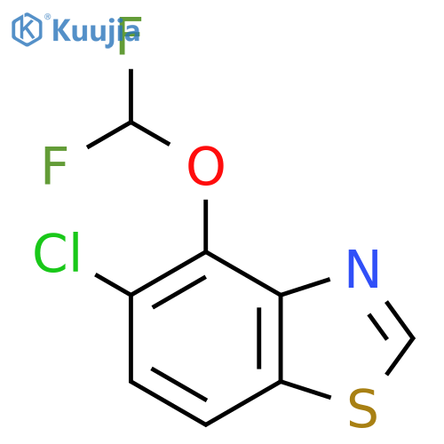 5-Chloro-4-(difluoromethoxy)benzothiazole structure