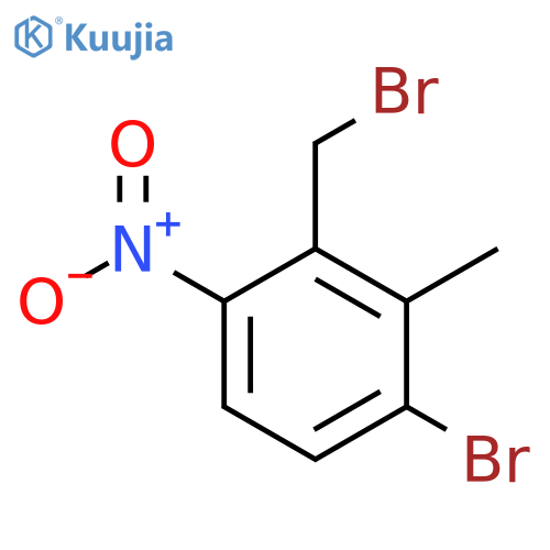 3-Bromo-2-methyl-6-nitrobenzyl bromide structure
