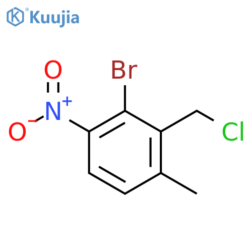 2-Bromo-6-methyl-3-nitrobenzyl chloride structure