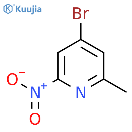 4-Bromo-2-methyl-6-nitropyridine structure