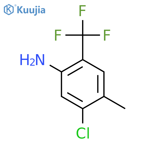 5-Chloro-4-methyl-2-(trifluoromethyl)aniline structure