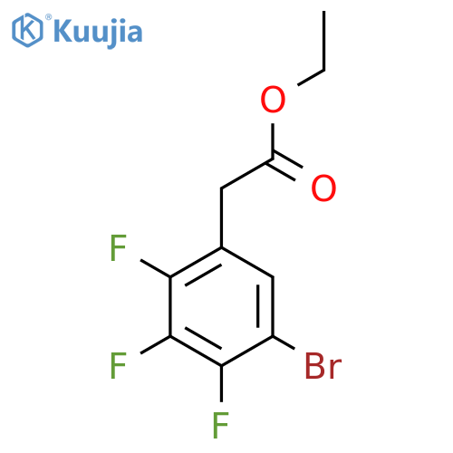 Ethyl 5-bromo-2,3,4-trifluorophenylacetate structure