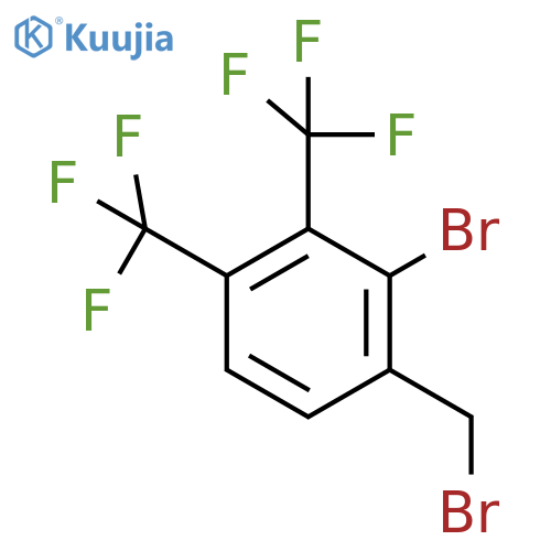 3,4-Bis(trifluoromethyl)-2-bromobenzyl bromide structure
