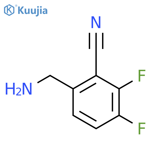 2-Cyano-3,4-difluorobenzylamine structure