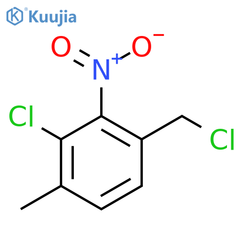 3-Chloro-4-methyl-2-nitrobenzyl chloride structure