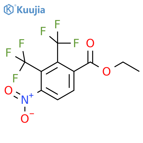 Ethyl 2,3-bis(trifluoromethyl)-4-nitrobenzoate structure
