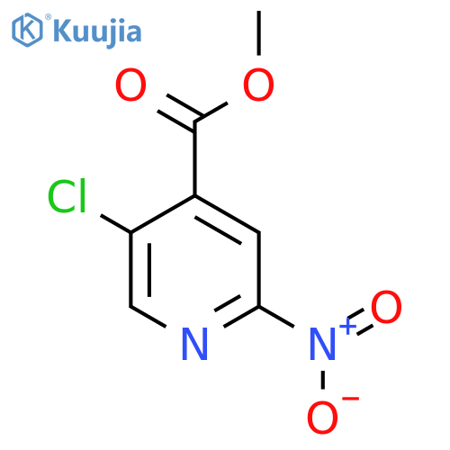 Methyl 5-chloro-2-nitroisonicotinate structure