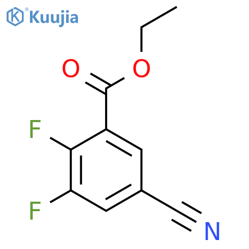 Ethyl 5-cyano-2,3-difluorobenzoate structure