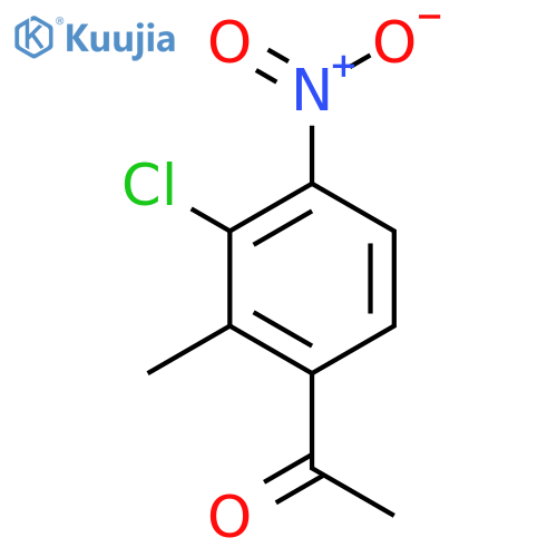 3'-Chloro-2'-methyl-4'-nitroacetophenone structure